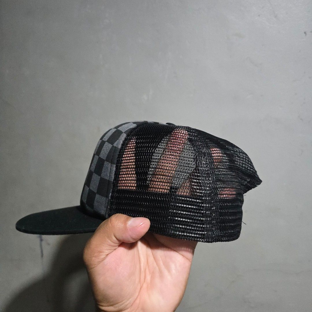 Checkered Net Cap (Category: Caps & Hats) located in Quezon City. Submitted by SuotKalyeManila (Listing ID 1466792661, Image 3). Description: Manage your expectations ukay ukay caps po ito at hindi po brand new pero minsan mga flaws pero wearable naman ang presyo po ay depende sa kondisyon ng cap Condition: Excellent Size: One Size Fits All Color Rate: 9.5/10 No Issue Laba na po and ready to wear pm for details .