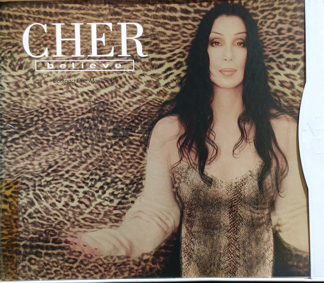 Cher Believe Compact Disc Maxi Single (Category: CDs & DVDs) located in Manila. Submitted by ruelcabrer77078 (Listing ID 1466878562, Image 1). Description: - Item: Cher Believe Compact Disc Maxi Single (1998 Warner Bros Release) - Tracks: 10 tracks including Phat 'N' Phunky Club Mix and Club 69 Phunk Club Mix - Condition: Original packaging, with some handwritten markings on the disc surface and tracklist - Genre: Classic late '90s dance pop coll