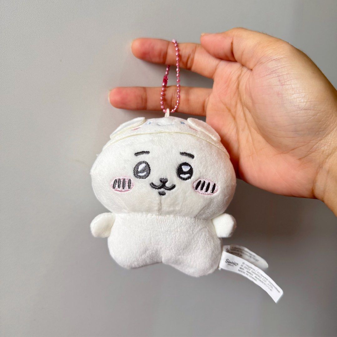 Chiikawa x Cinnamoroll Charm Plush (Category: Plushies & Soft Toys) located in Manila. Submitted by ashyyel_ (Listing ID 1466839246, Image 1). Description: .