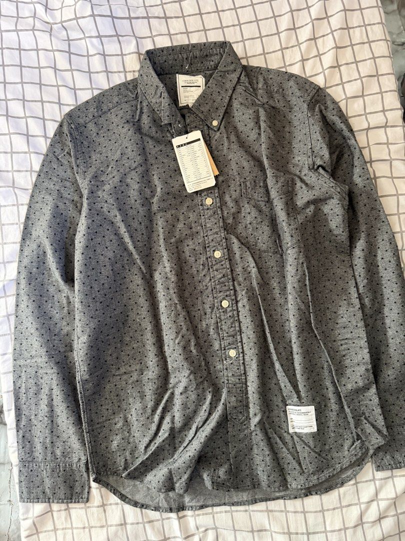 Chocoolate long-sleeve button-down shirt (Category: Tshirts & Polo Shirts ) located in Quezon City. Submitted by pinkyswearshop (Listing ID 1466829220, Image 2). Description: .