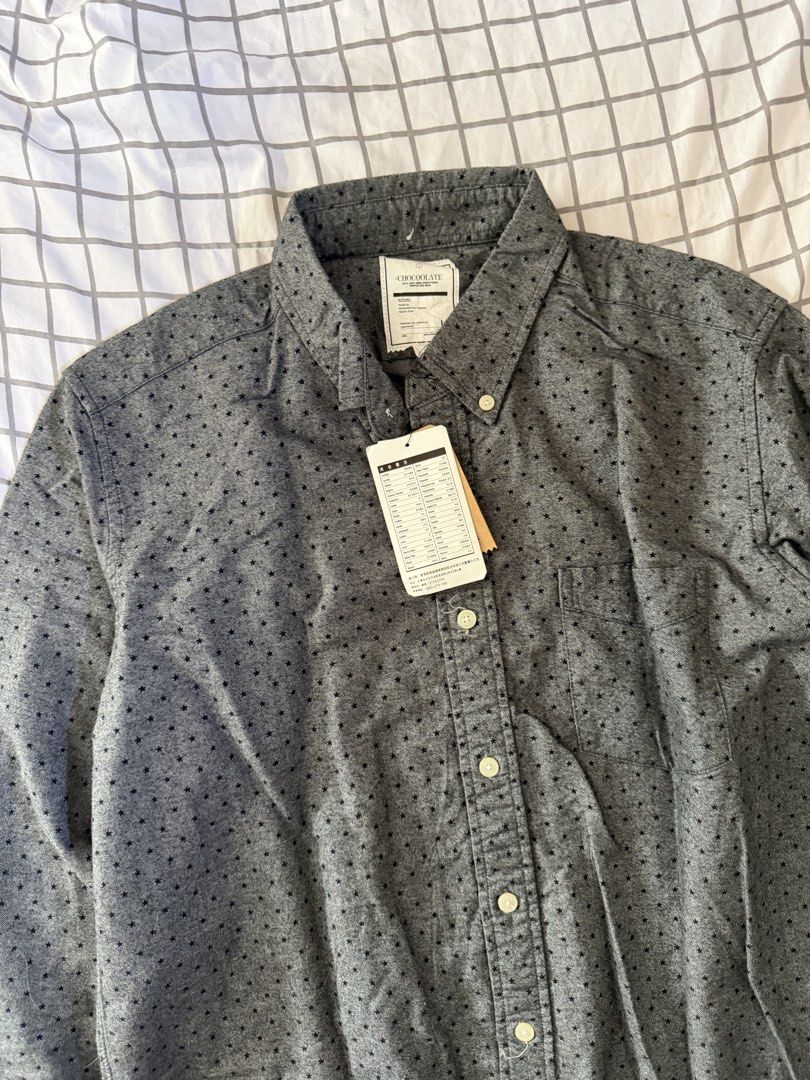 Chocoolate long-sleeve button-down shirt (Category: Tshirts & Polo Shirts ) located in Quezon City. Submitted by pinkystrends.co (Listing ID 1466854983, Image 3). Description: .