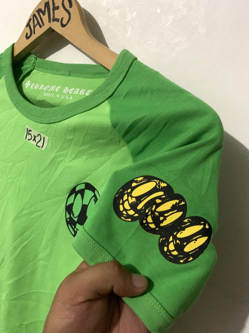 Chrome Hearts (Category: Shirts) located in Manila. Submitted by tanjames.14 (Listing ID 1466891223, Image 3). Description: Chrome Hearts- for Women Free size dimes 15x21 Excellent Condition 9.5to10 Collorrate .