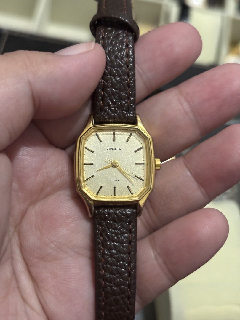 Citizen Ladies Leather Watch (Category: Women's Watches) located in Manila. Submitted by timelesswatchbyclaaa2.0 (Listing ID 1466898388, Image 2). Description: Citizen Junction Tank Watch 2200 Citizen Junction Subsecond 1800 Citizen Castalia Tank Watch 1800 Citizen Isis Oval Watch 1500.