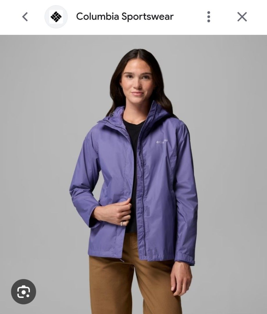Columbia for her (Category: Coats, Jackets and Outerwear) located in Manila. Submitted by brightcloud_25 (Listing ID 1466885515, Image 2). Description: Columbia Omni tech jacket (removable hoodie) size XS fit to medium 18 x 24 good as new 550 + sf.