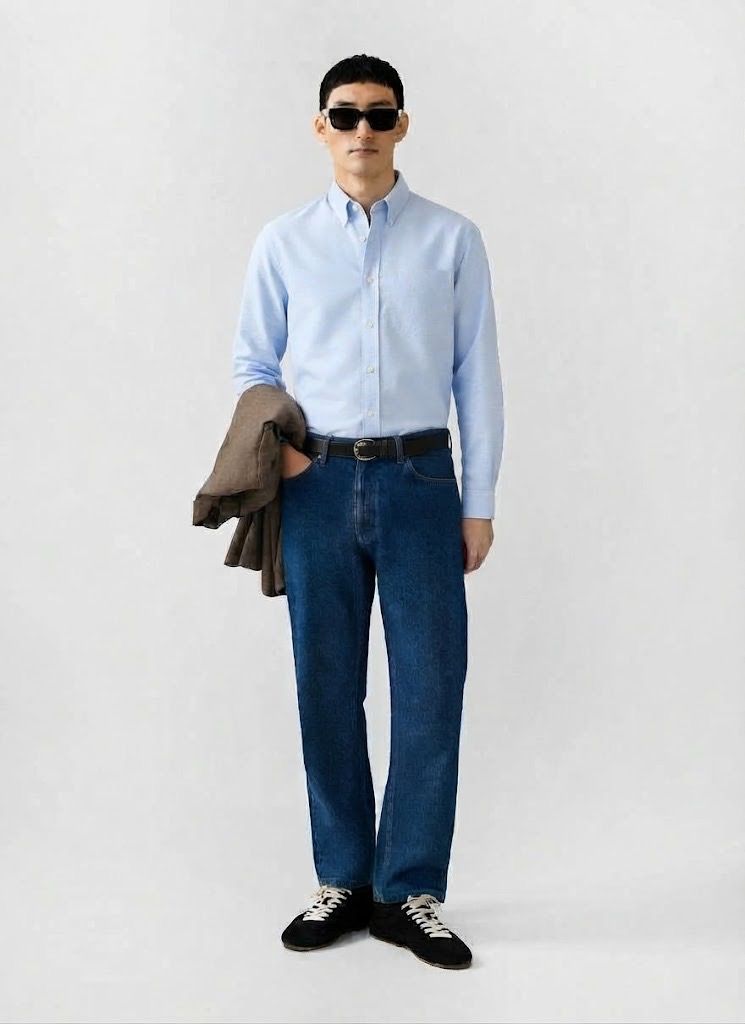 Comme des Garcons Junya BD Shirt XS/S (Category: Formal Shirts) located in Antipolo. Submitted by bentakahitanoano (Listing ID 1466893878, Image 1). Description: Comme des Garcons x Junya Watanabe Oxford BD Shirt Still in good condition Size S can fit XS Pit to pit 19 Length 25 .