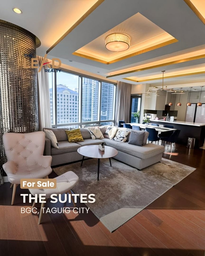 Condominium For Sale The Suites BGC (Category: Apartments & Condos) located in Quezon City. Submitted by leadvision.realty (Listing ID 1466854772, Image 1). Description: 🏙️ REFINED LUXURY LIVING AT THE SUITES, BGC. ✨ Some homes don't need much introduction. The details speak for themselves. This beautifully interior-designed 2-bedroom residence at The Suites brings together sophisticated finishes, high-end furnishings, and generous living spaces