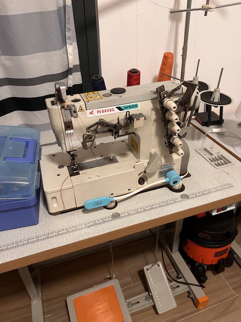 Cover stitch machine and Edger(surger) machine (Category: Industrial Equipment) located in Pasay City. Submitted by marjamy (Listing ID 1466913842, Image 2). Description: Get both for 19,500! Pegasus W500 cover stitch machine Original price : 16,500 Juki 3300 Series Model MO-3314E Edger Machine Original price : 9,000 We can arrange meet ups but for serious buyers only Non nego firm Will send vids for interested buyers Lightly used for personal pr