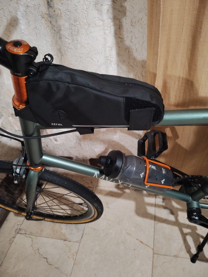 Custom Built Mini-Velo 451 Bike (Category: Bicycles) located in Lipa City. Submitted by andoyzski (Listing ID 1466965008, Image 3). Description: Custom built Reunion Neel 451 Mini-Velo. Metallic Green color. Built with reliability and touring/ urban versatility. The bike is less than 6 months old, seldom used, and kept in great condition. (Some hairline scratches) Specifications: • Frame: Asahi Reunion Neel 451 (Japan Surplus) •Seat Tube 48cm, To