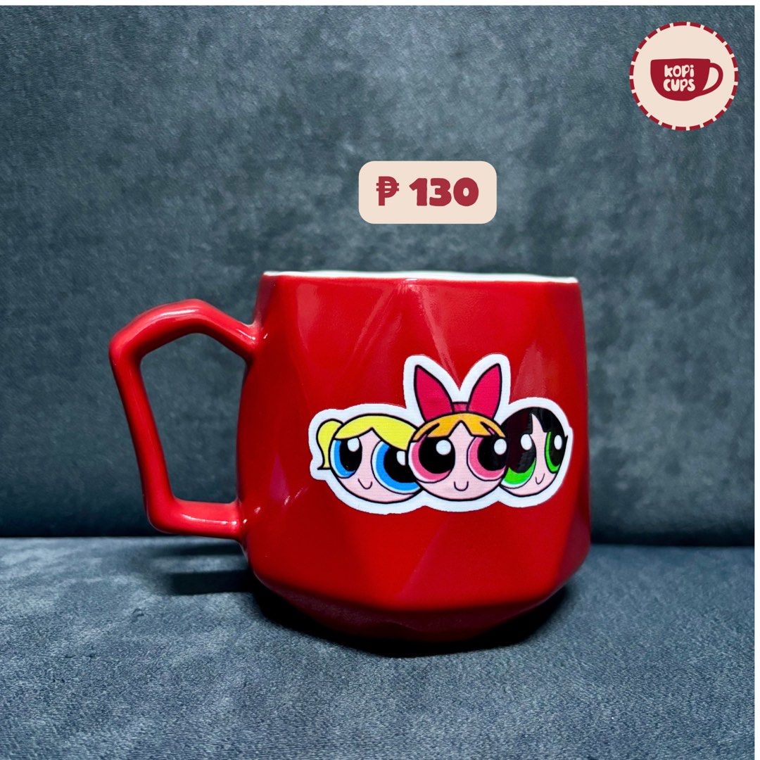 Cute Ceramic Mug Red (Category: Coffee & Tea Tableware) located in General Trias. Submitted by dddddaph (Listing ID 1466883375, Image 1). Description: Modern faceted geometric sides with a unique angular handle LOCATION: General Trias City, Cavite MOD: Lalamove/ J&T Cute and aesthetic mugs perfect for your coffee, tea, or as a gift for someone special!🧸✨ 📌 Please Read Before Ordering: * These are factory pull-out mugs, so minor imperfections ma