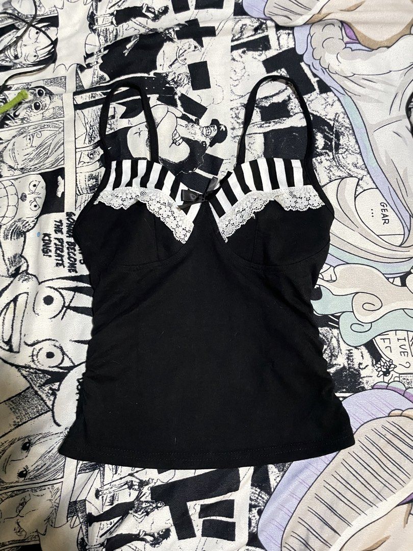 Cute Piano Top (Category: Sleeveless) located in Manila. Submitted by waky_waky_thriftyy. (Listing ID 1466783841, Image 1). Description: .