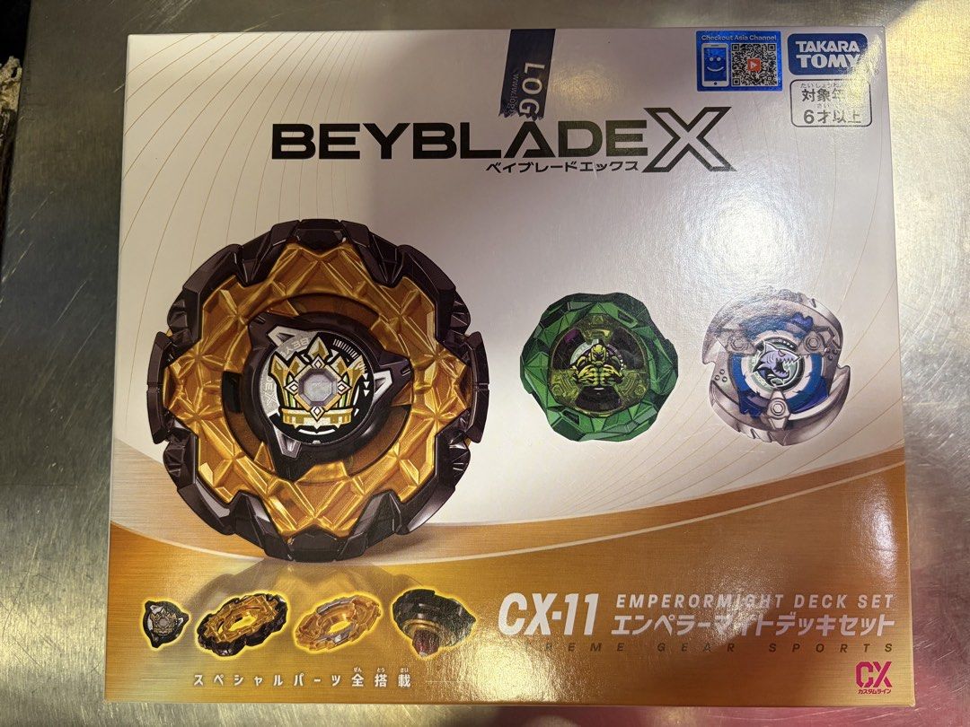 CX-11 綠巨人set & 鮫鯊面 （分類：動作及對戰玩具）位於 Hong Kong。 由 kcp10205 提交（商品編號 1465836582，圖片 1）。簡介： Takara Tomy Beyblade X CX-11 綠巨人set 鮫鯊面 無code 銅鑼灣/鰂魚涌交收。