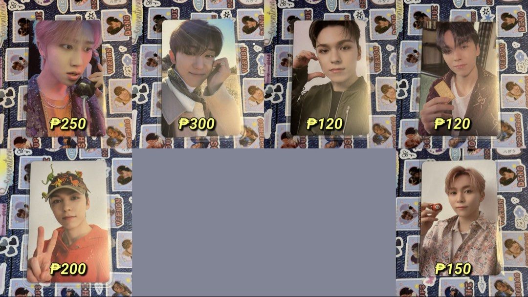 decluttering / quitting sale • SEVENTEEN PCs (Category: K-Wave Merchandise) located in Rizal. Submitted by loveand.beloved (Listing ID 1466862944, Image 3). Description: wts Ifb ph prices on pic onhand 30% payo prio taking more read t&c's ➜] https://tinyurl.com/beehivecart # seventeen svt photocard scoups jeonghan joshua jun hoshi wonwoo woozi the8 mingyu dk seungkwan vernon dino in the soop caratland caratzone the name dinosaur piloto barbie spe