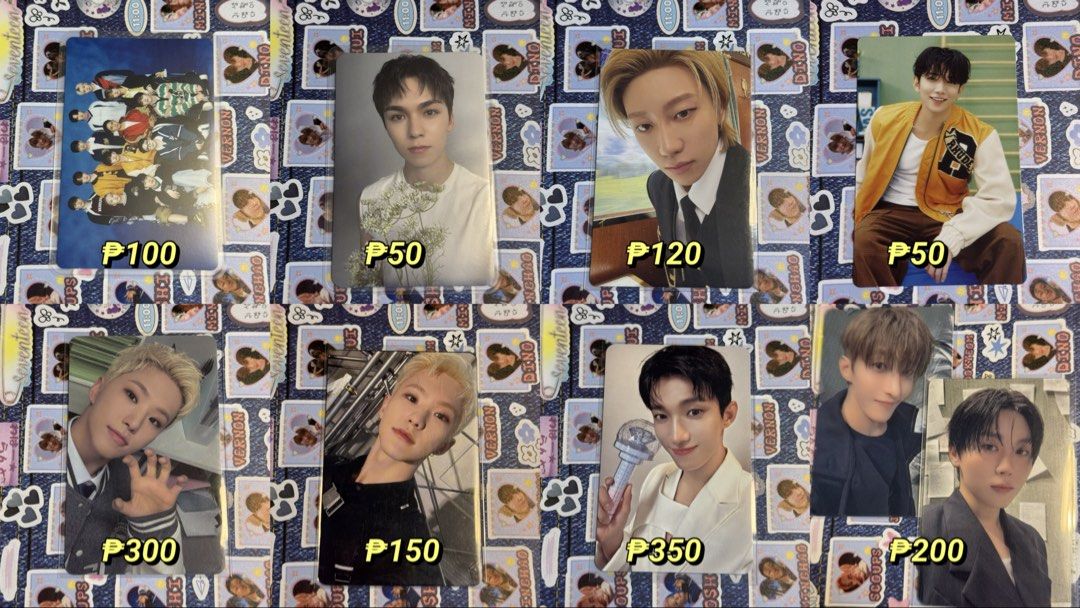 decluttering / quitting sale • SEVENTEEN PCs (Category: K-Wave Merchandise) located in Rizal. Submitted by loveand.beloved (Listing ID 1466862944, Image 2). Description: wts Ifb ph prices on pic onhand 30% payo prio taking more read t&c's ➜] https://tinyurl.com/beehivecart # seventeen svt photocard scoups jeonghan joshua jun hoshi wonwoo woozi the8 mingyu dk seungkwan vernon dino in the soop caratland caratzone the name dinosaur piloto barbie spe