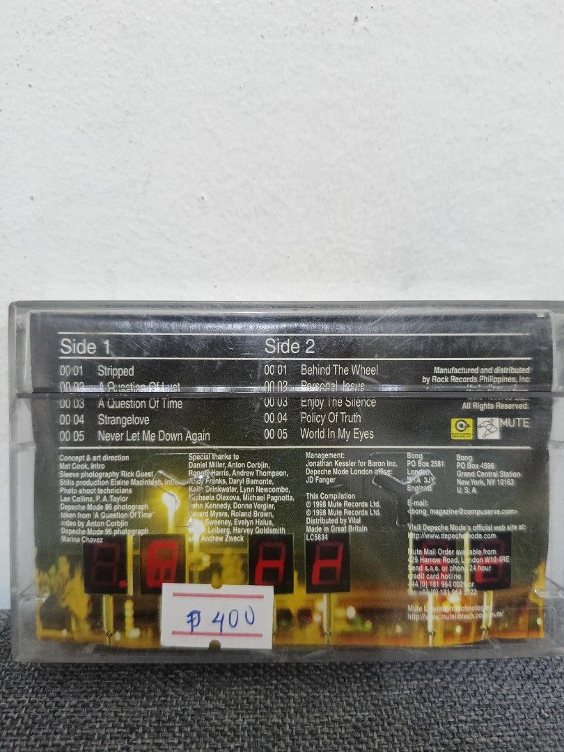 Depeche Mode - The Singles 86>98 (Category: CDs & DVDs) located in Cavite. Submitted by bodega_ni_kiks11 (Listing ID 1466836804, Image 2). Description: Most items are vintage and pre-owned, NOT brand new. Expect signs of age, minor flaws, scratches, or imperfections. Please check photos and descriptions carefully before buying. Buy only if you understand and accept the item's condition. Thank you for your interest!.