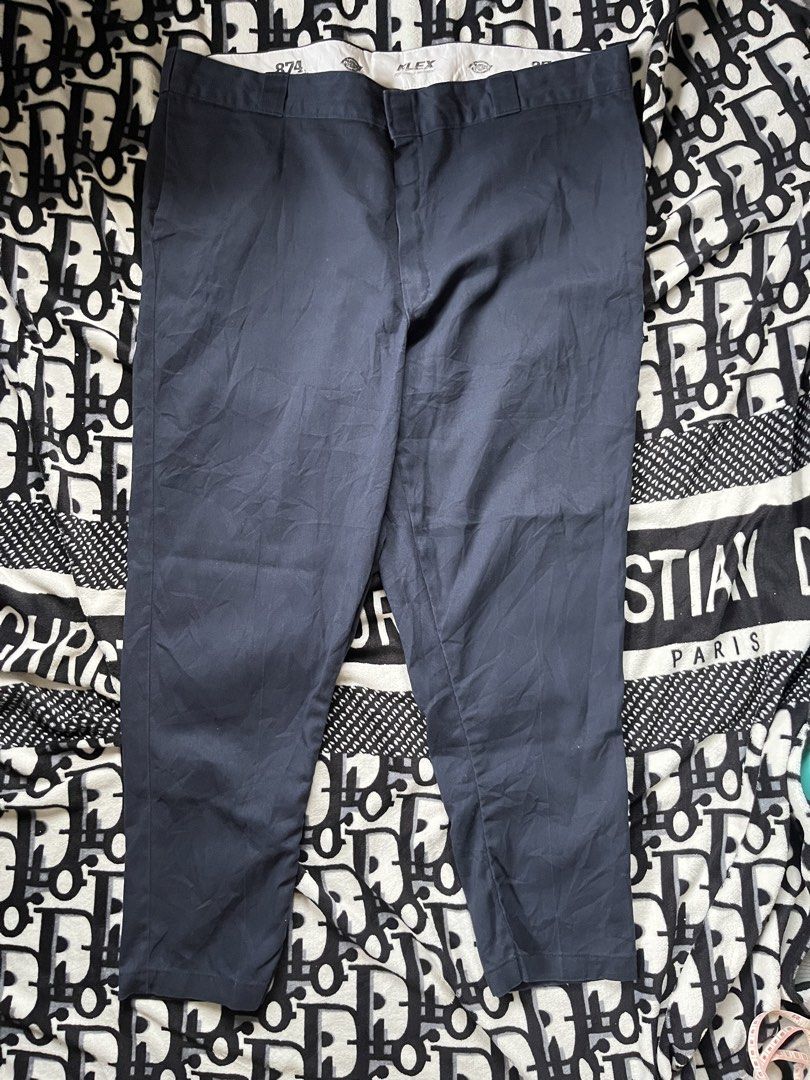 Dickies 874 Flex Original Fit Work Pants Navy (Category: Trousers) located in Silang. Submitted by kristan.asian (Listing ID 1466903965, Image 2). Description: Prices: 399 + sf Dimes: 44 waist | 41 length Condition: 9/10 Mode of payment: Gcash (Strictly payment first) Courier: J&t Location: Silang,Cavite Meetup around silang bayan .