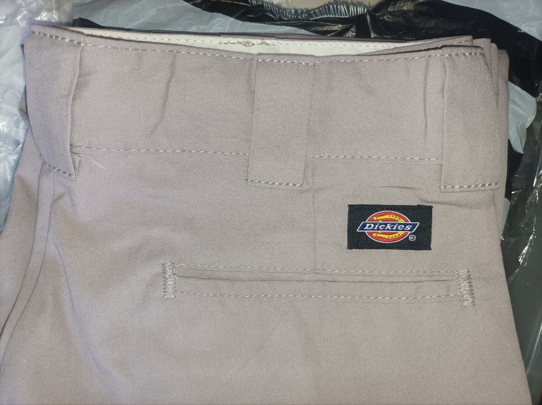 Dickies WP807 Slim Straight Work Pants - Silver Gray (Category: Chinos) located in Manila. Submitted by younglord025 (Listing ID 1466858108, Image 1). Description: 🔥 Authentic Dickies WP807 Slim Straight Work Pants Modern mid/low-rise cut that sits below the waist with a slim thigh and straight leg opening. • Model Code: WP807SV (Slim Straight) • Color: Silver Gray • Material: 65% Polyester / 35% Cotton (Durable Twill) • Rise Fit: Sits below the