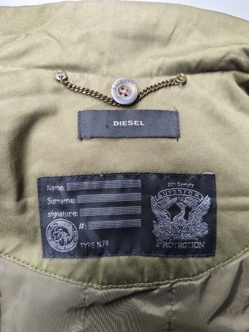 DIESEL mens jacket (excellent condition) (Category: Coats, Jackets and Outerwear) located in Baguio. Submitted by archival_thrifted.ph. (Listing ID 1466891446, Image 2). Description: FOR SALE ‼️ .DIESEL FOR MENS JACKET . EXCELLENT CONDITION .BEST FIT TO MEDIUM .PHP 2600 PLUS SF .❌❌ COP/COD .MOP GCASH . COURIER J&T .BAGUIO AREA .DM FOR SURE BUYER TY.