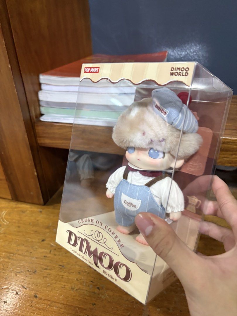Dimoo Popmart (Category: Designer & Blind Box Toys) located in Quezon City. Submitted by undeadgirlnextdoor (Listing ID 1466871340, Image 1). Description: Wysiwyg Nib Super glue stain on the bottom .
