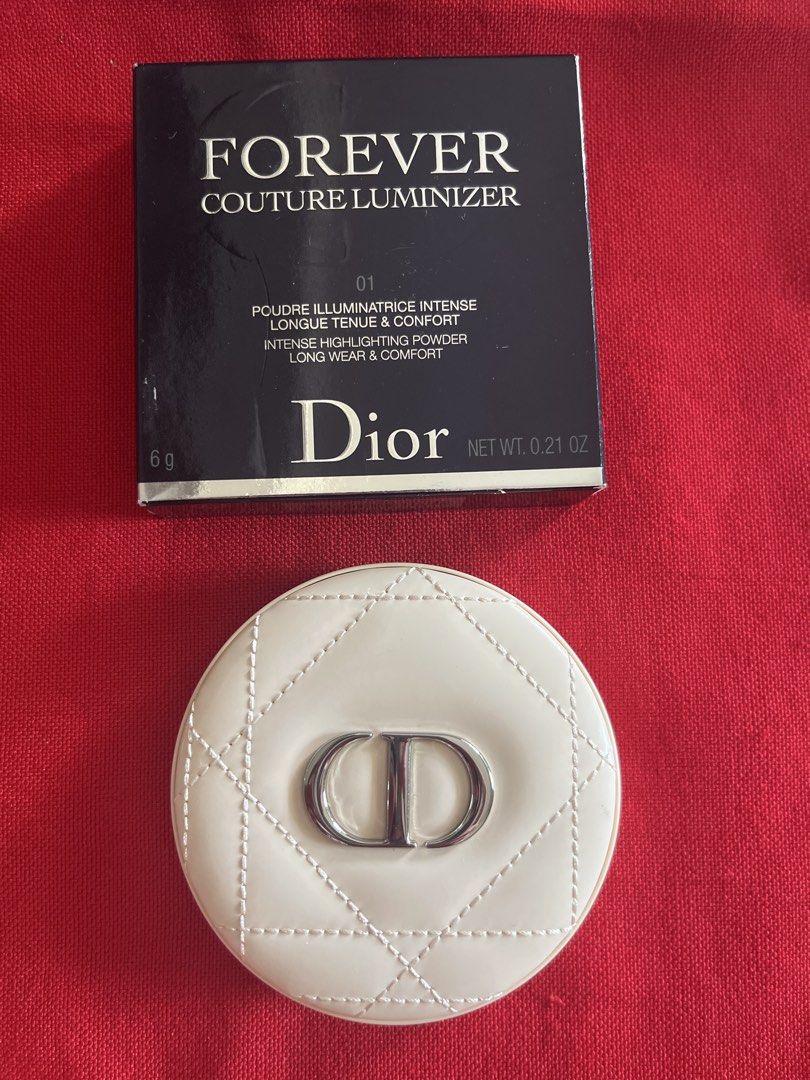 DIOR FOREVER COUTURE LUMINIZER 01 HIGHLIGHTER (Category: Makeup) located in Manila. Submitted by luxeclassyshop (Listing ID 1466782446, Image 1). Description: SALE ORIGINAL DIOR FOREVER COUTURE LUMINIZER 01 HIGHLIGHTER SHADE 01 Longwear COMFORT.
