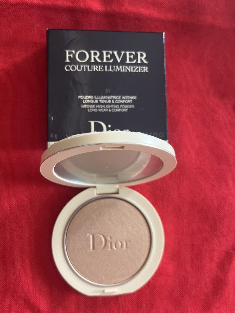 DIOR FOREVER COUTURE LUMINIZER 01 HIGHLIGHTER (Category: Makeup) located in Manila. Submitted by luxeclassyshop (Listing ID 1466782446, Image 2). Description: SALE ORIGINAL DIOR FOREVER COUTURE LUMINIZER 01 HIGHLIGHTER SHADE 01 Longwear COMFORT.
