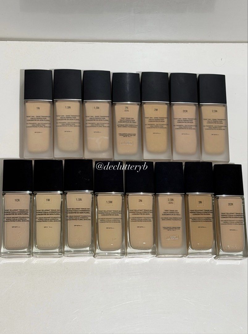 Dior Foundation Forever Matte & Forever Skin Glow Foundation (Category: Makeup) located in Caloocan City. Submitted by declutterbyb (Listing ID 1466783541, Image 2). Description: bottle only. authentic. money back if fake ❌ Dior Forever Matte Foundation 1N 1.5N 1.5W 2N 2W 2CR 2.5N Dior Forever Skin Glow Foundation 1CR 1W 1.5N 1.5W 2N 2.5W 2CR 3N 📍North Caloocan.