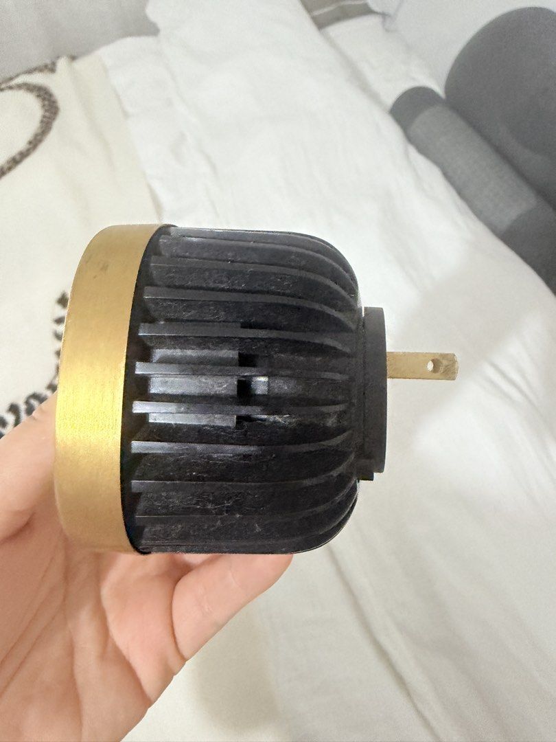 Diptyque Electric Wall Diffuser (Category: Home Fragrance) located in Taguig. Submitted by mengxir20193848 (Listing ID 1466814687, Image 2). Description: - Authentic Diptyque wall plug diffuser in sleek black and gold - Features a gorgeous gold geometric cover and scent cartridge compartment - Plugs directly into standard wall outlets with built-in prongs - Fan-powered design ensures even fragrance circulation in any room - Perfect upgrade for yo