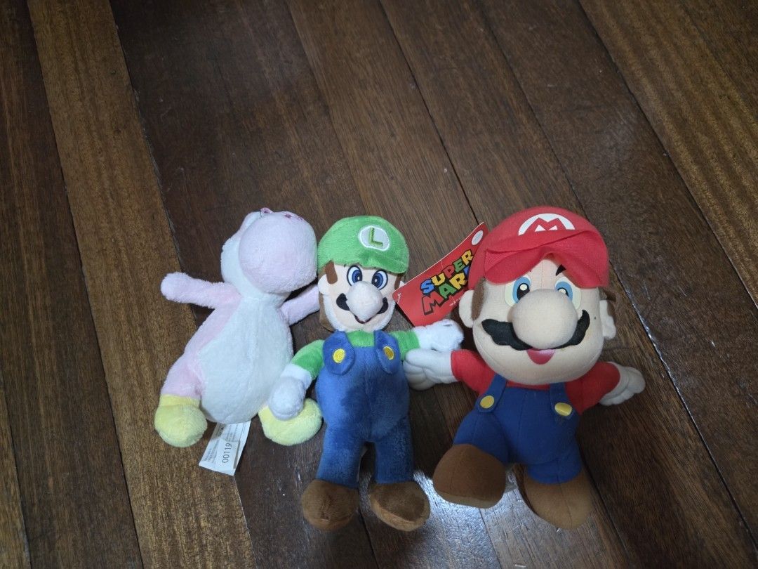 18 pcs assorted plushies (Category: Plushies & Soft Toys) located in Quezon City. Submitted by peachhalves (Listing ID 1466880207, Image 2). Description: BUNDLE DEAL] 17-Pcs Assorted Character Plushies Set 🧸 Selling as a complete set of 18 pieces. Perfect for collectors, claw machine owners, or as gifts! ✨ Condition: • Mostly preloved but in very good, clean condition. • Some still have tags, some do not. • No major flaws, rips, or stains. 🎬 Ch