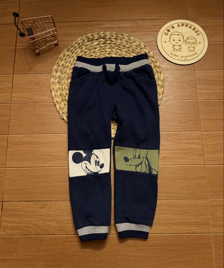 Disney Mickey Mouse Jogging pants for kids (Category: Babies & Kids Fashion) located in Valenzuela. Submitted by cbsapparel829 (Listing ID 1466840883, Image 2). Description: 2nd photo 4-5 3rd photo 5-6.