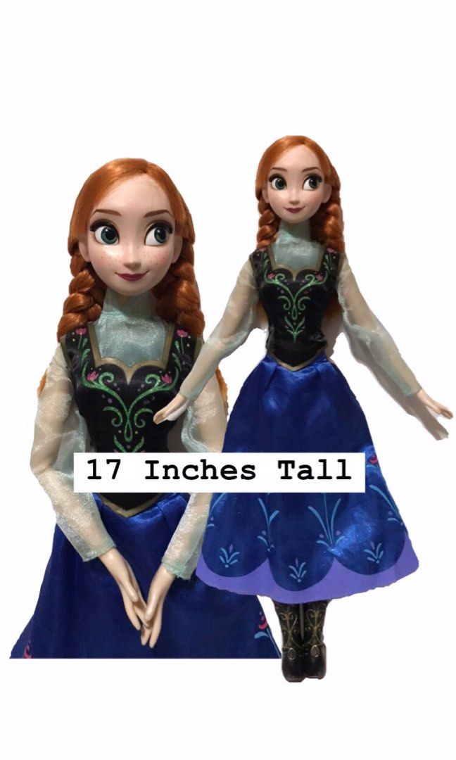Disney Store Frozen Disney Store 17-Inch Anna Doll 2013 Frozen 1 First Time In Forever ...
