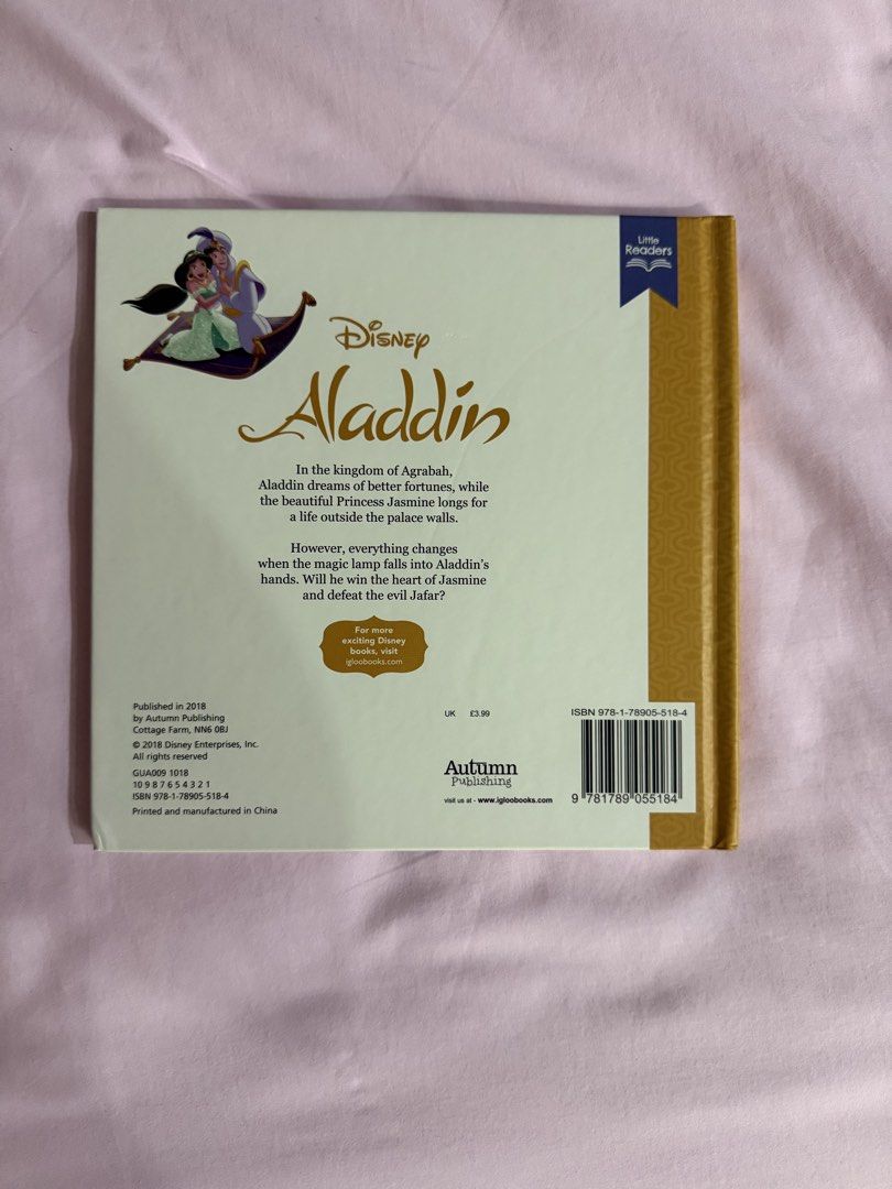 Disney’s Aladdin (Category: Children's Books) located in Las Pinas. Submitted by green_unit (Listing ID 1466780688, Image 2). Description: .