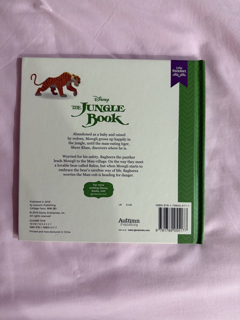 Disney’s Jungle Book (Category: Children's Books) located in Las Pinas. Submitted by green_unit (Listing ID 1466780569, Image 2). Description: .