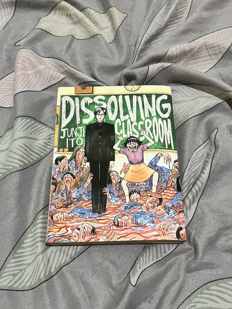 Dissolving Classroom Manga by Junji Ito (Category: Comics & Manga) located in Manila. Submitted by shuasuashi (Listing ID 1466881826, Image 1). Description: - Title: Dissolving Classroom by Junji Ito - Format: Softcover, English text - Condition: Spine has slight creasing from reading; pages are intact with no major tears or writing inside.