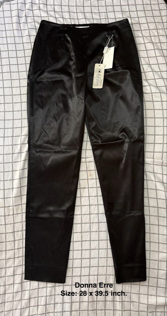 Donna Erre satin silk trouser (Category: Other Bottoms) located in Quezon City. Submitted by pinkyswearshop (Listing ID 1466813613, Image 1). Description: .