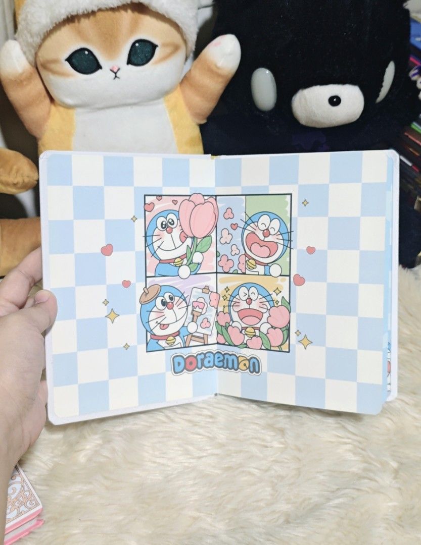 DORAEMON NOTEBOOK (Category: Stationery & School Supplies) located in Manila. Submitted by yourfavoritethings7 (Listing ID 1466897031, Image 3). Description: Number of pages not indicated. Hard cover..