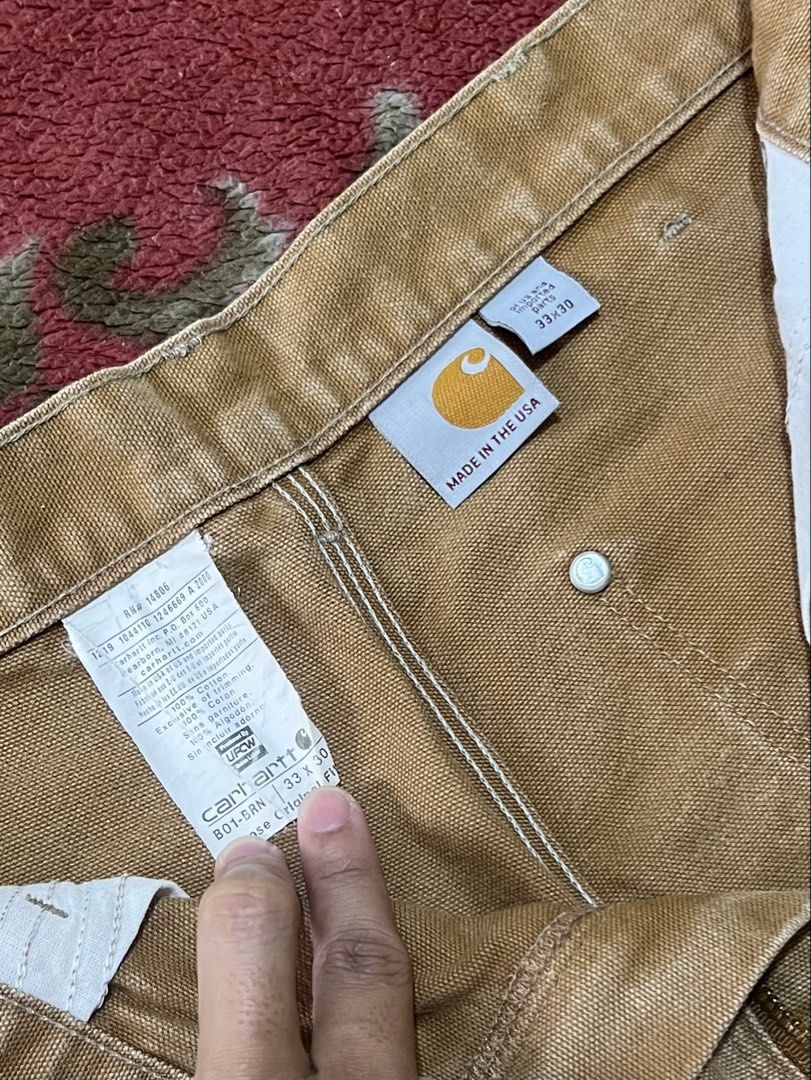 DOUBLE KNEE (Category: Jeans) located in Manila. Submitted by classicthrift_ph (Listing ID 1466816432, Image 3). Description: B01 BRN DOUBLE KNEE✨ BRN✨ 📍DIMENSION! • WIDTH: 33x34 • LENGTH: 39 • LEG O: 9 .