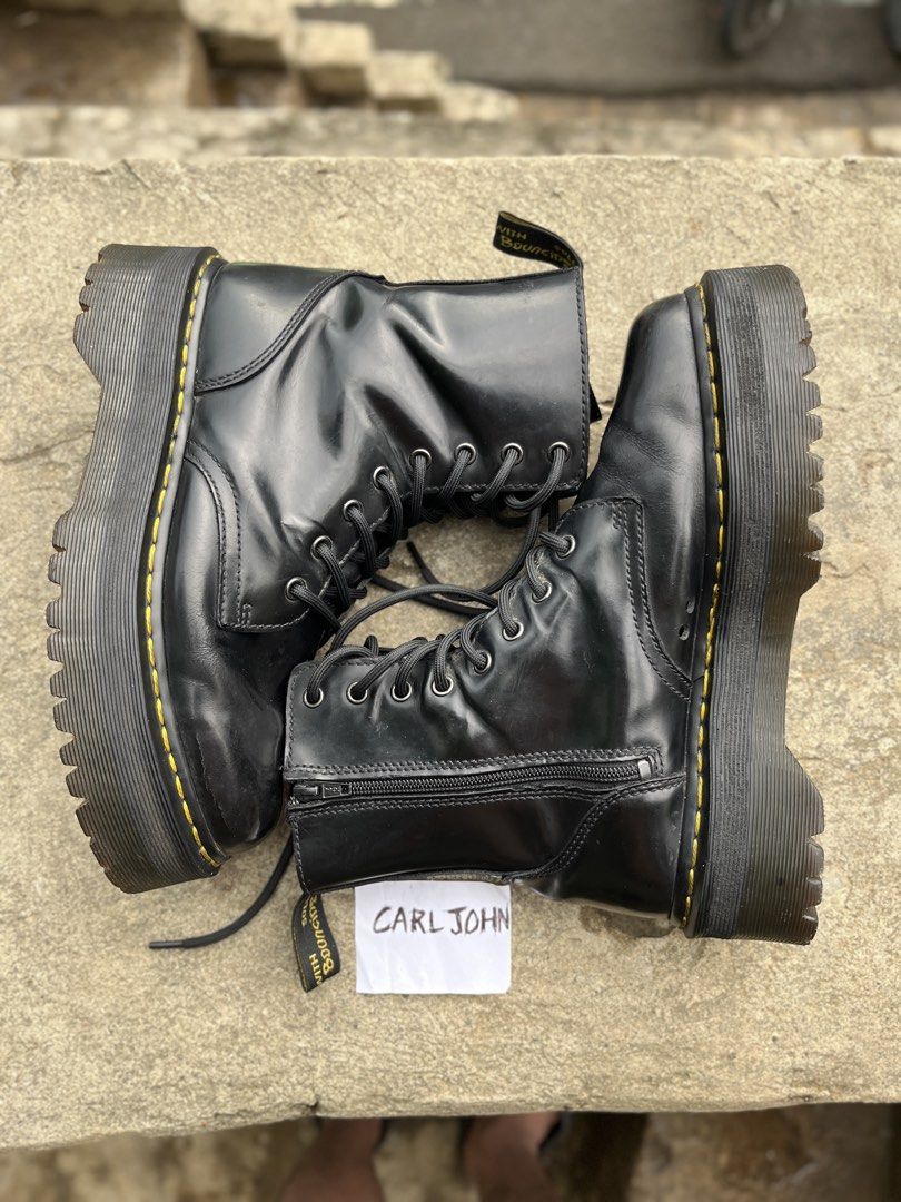 Dr. Martens Jadons High Platform (Category: Boots) located in Leyte. Submitted by to.the.other.side (Listing ID 1466958742, Image 3). Description: Dr Martens Jadons Size 7 UK 8 US/M 41 EU 9 US/L Authentic Price: 2200 php nego. :good condition// creases//signs of usage// :See pics for details DM if need more details Location: Tacloban City Unli VOUCH/ VC.