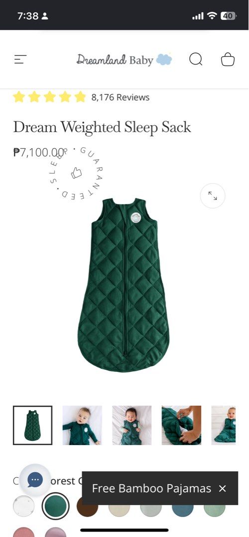 Dreamland Baby Sleepsack (Category: Babies & Kids Fashion) located in Davao. Submitted by snuggleswaddle (Listing ID 1466869052, Image 2). Description: ⚠️OG PRICE: 7,100.