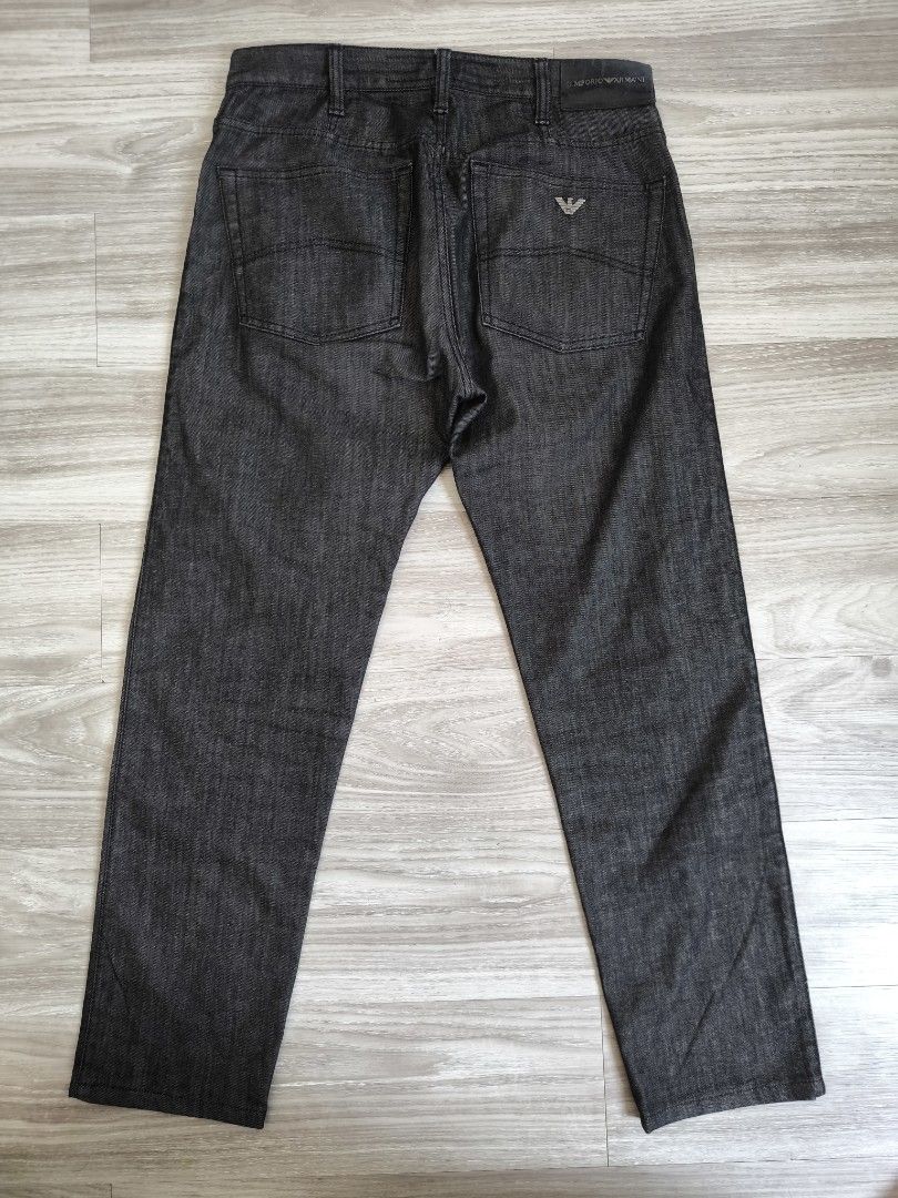 Emporio Armani Executive Program Jeans Size 32 (Category: Jeans) located in Davao. Submitted by payperstealthriftdvo (Listing ID 1466864625, Image 3). Description: Size 32 on Tag Width: 32 to 34 Length: 40 Hem: 7.5 Thigh: 12 Excellent Condition No Issue at all PM 📩📩📩 📍 Cabantian, Davao City.