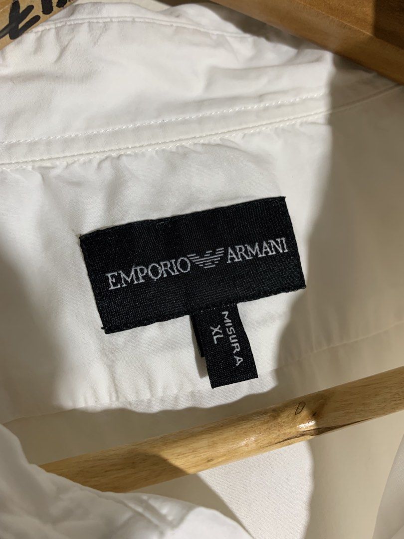 Emporio armani longsleeves (Category: Formal Shirts) located in Lapu Lapu. Submitted by fellasgallery11 (Listing ID 1466850787, Image 3). Description: Emporio armani longsleeves 23.5 width 29 length Excellent condition No issues or flaws .