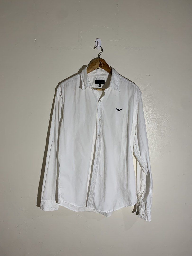 Emporio armani longsleeves (Category: Formal Shirts) located in Lapu Lapu. Submitted by fellasgallery11 (Listing ID 1466850787, Image 1). Description: Emporio armani longsleeves 23.5 width 29 length Excellent condition No issues or flaws .