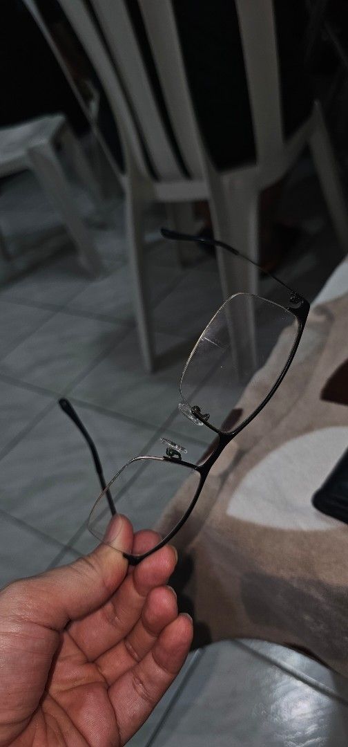EO Blaze eyeglasses Frame (Category: Everything Else Others) located in Manila. Submitted by anthonylee23810 (Listing ID 1466862351, Image 2). Description: - Sleek black metal frame with a clean, minimalist design - Classic rectangular lenses suitable for daily wear - Lightweight thin temples with comfortable curved tips - Adjustable nose pads for a custom, secure fit - Versatile everyday specs that match any casual outfit.