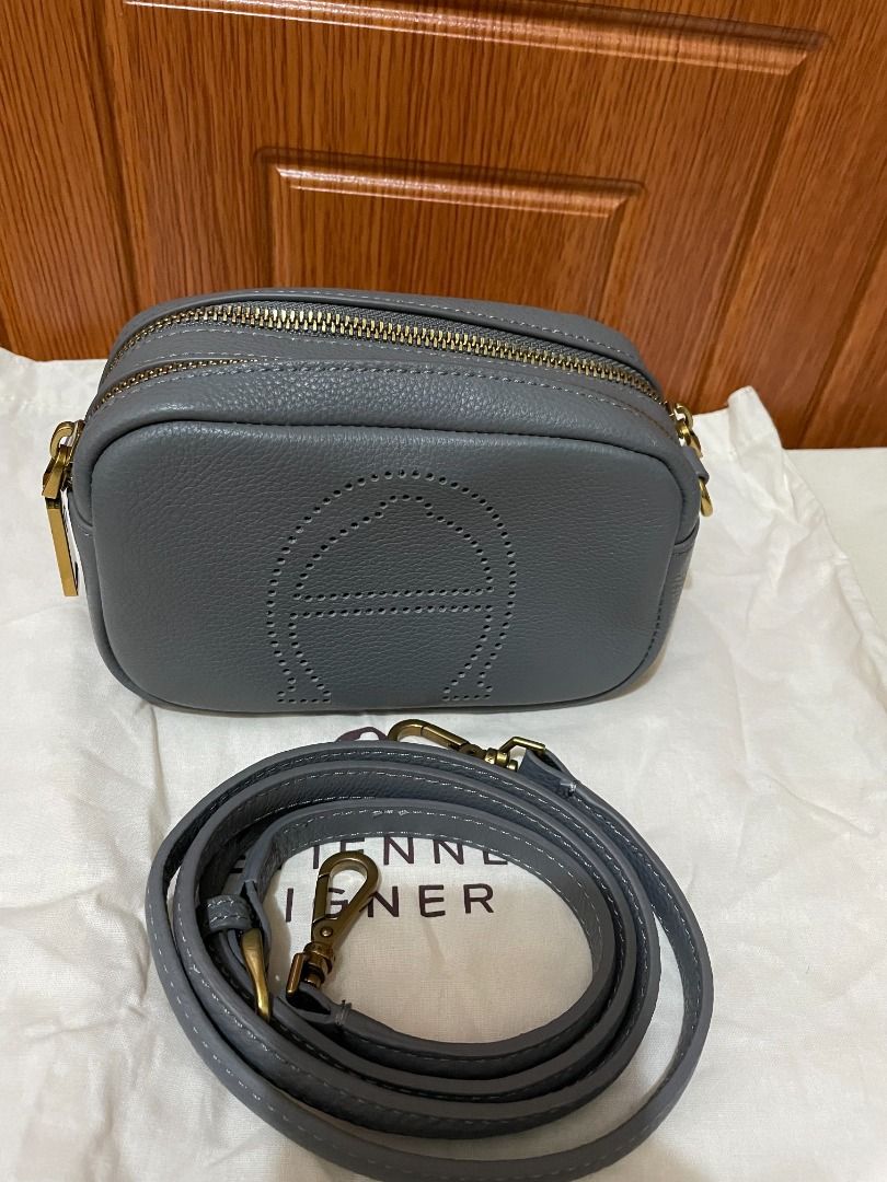 Etienne Aigner Stella Mini Camera Bag (Category: Cross-body Bags) located in Quezon City. Submitted by beckyshop2024 (Listing ID 1466929780, Image 2). Description: - Brand new, tag intact but removed - Original from US - Color: Slate.