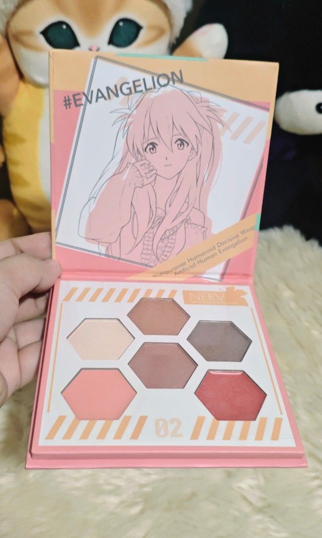 EVANGELION EYE PALLETTE (Category: Character Goods) located in Manila. Submitted by yourfavoritethings7 (Listing ID 1466893247, Image 3). Description: The item in the image is the Ichiban Kuji Evangelion Coffret Collection – Shin Evangelion Movie Release Commemoration makeup palette featuring Asuka Langley Shikinami With noted line marks sa cover. The eye palette is still covered with a plastic sheet. No signs of usage. Note: I cannot guarrantee 