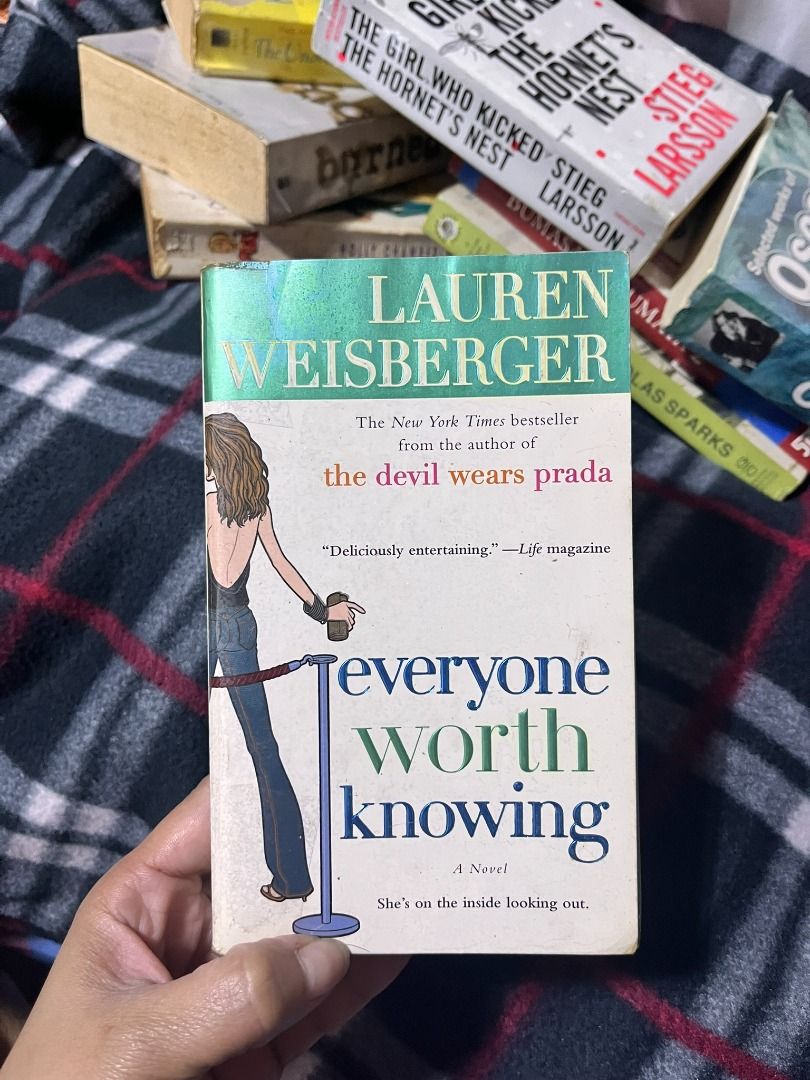 EVERYONE WORTH KNOWING BY LAUREN WEISBERGER (Category: Storybooks) located in Paranaque City. Submitted by ms.cyrene (Listing ID 1466878297, Image 1). Description: .