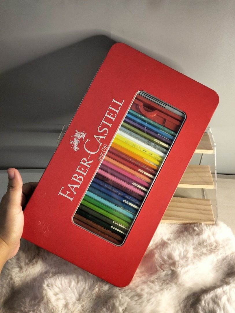 Faber Castell colored pencil set 60s (Category: Craft Supplies & Tools) located in Manila. Submitted by alayassulittipidfinds (Listing ID 1466925495, Image 2). Description: Almost new.