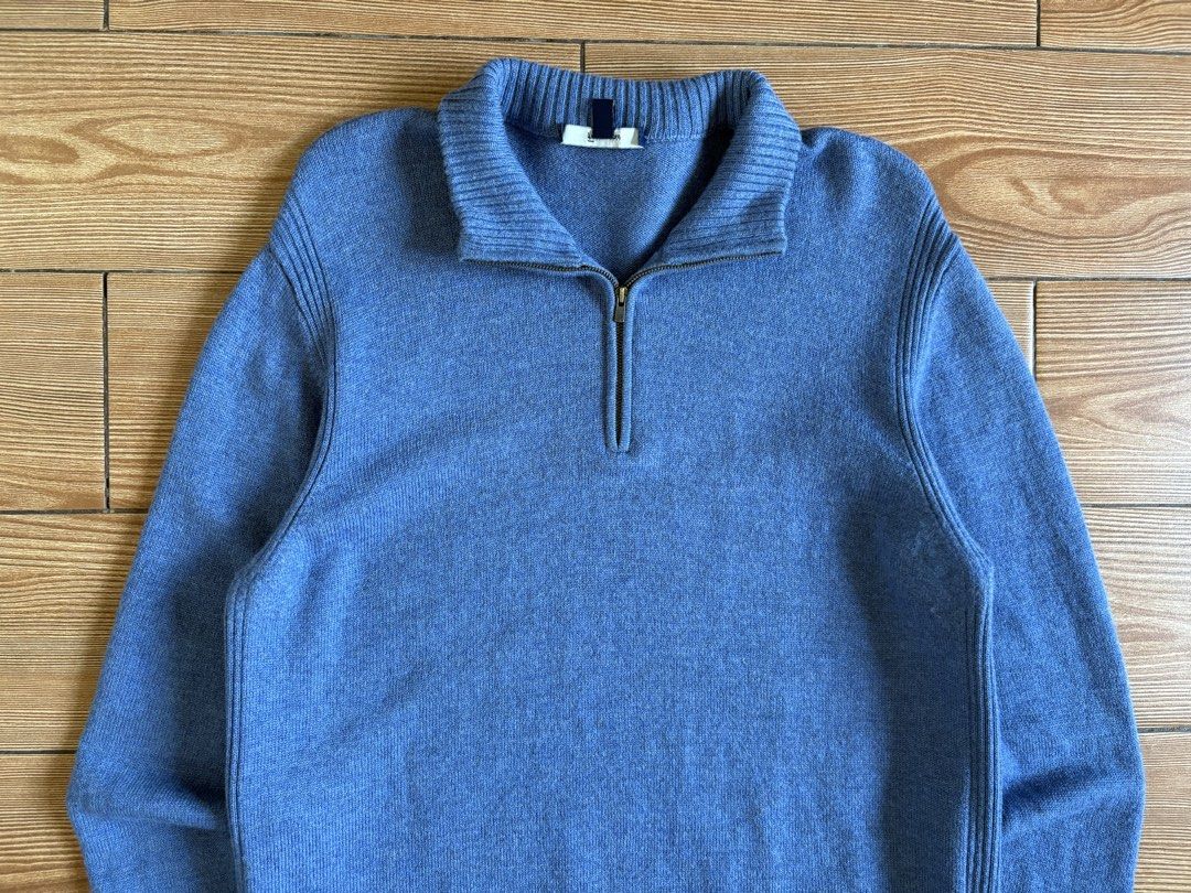 FACONABLE QZIP KNITTED LONGSLEEVE (Category: Coats, Jackets and Outerwear) located in Baras. Submitted by jnc__apparel (Listing ID 1466898312, Image 2). Description: 🏷️ FACONABLE QZIP KNITTED LONGSLEEVE 📌 Dimes: 28L x 20W 📌 Size: Large on tag for men 📌 Condition: Excellent 📌 Color rate: 9.5/10 📌 Issue: None ✅ Washed and ready to wear.
