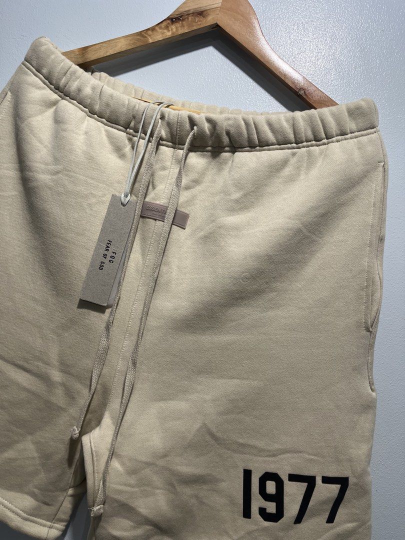 Fear of God ESSENTIALS 1977 Short (Category: Shorts) located in Caloocan City. Submitted by jaycob012603 (Listing ID 1466921920, Image 3). Description: XL on tag - 34-38”W x 22”L B”new w/ tags.