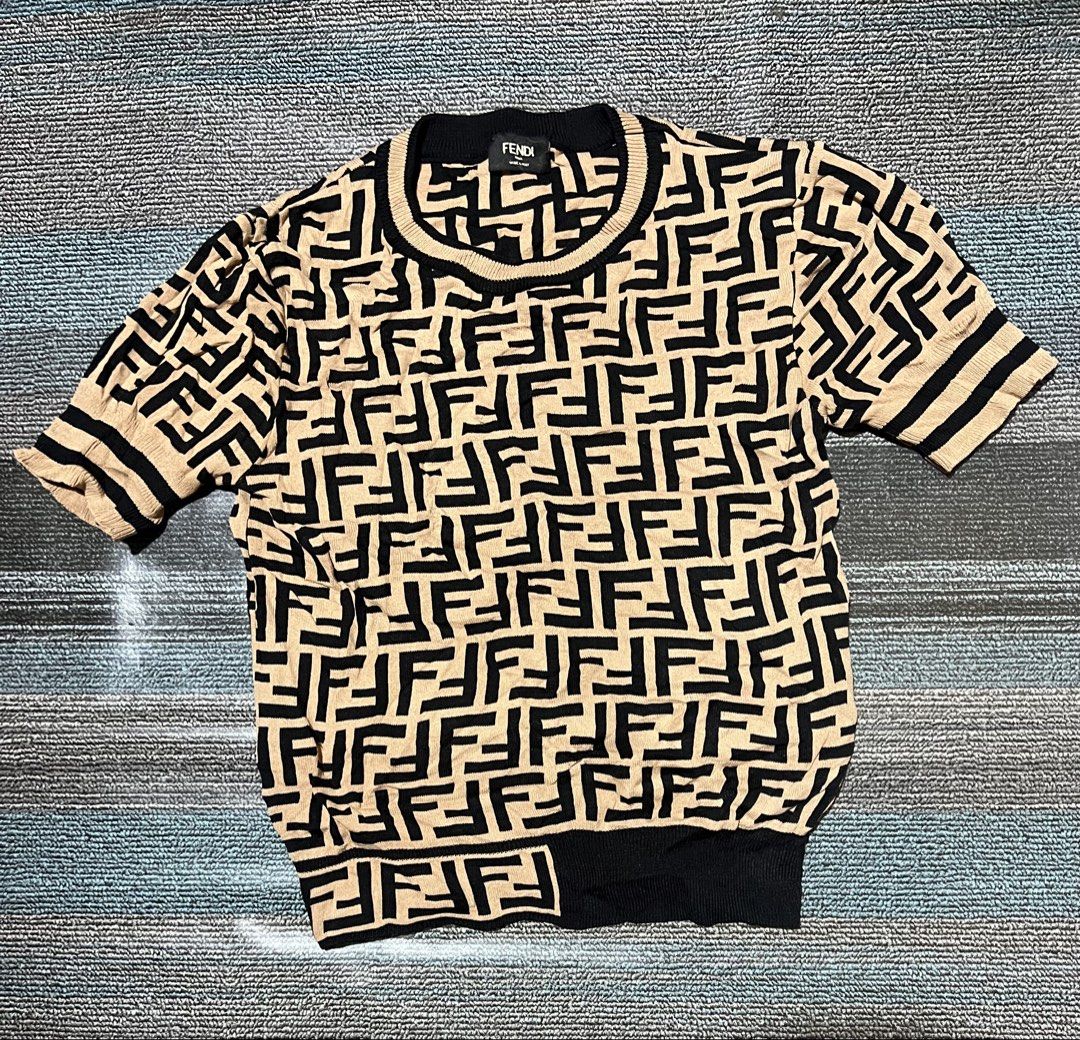 Fendi knitted shirt (Category: Blouses) located in Cebu City. Submitted by mark24anth29233 (Listing ID 1466891053, Image 1). Description: Size: Medium Dimes: see details Excellent condition Issue: cut wash tag.