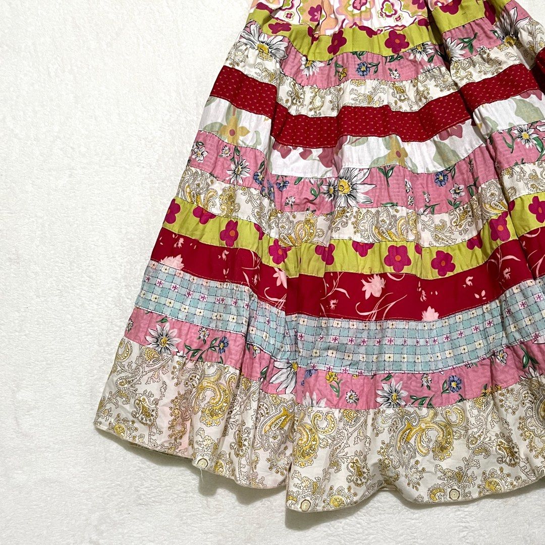 Floral Patchwork Spaghetti Strap Smocked Dress (Category: Dresses) located in Binan City. Submitted by veniceao (Listing ID 1466953367, Image 2). Description: PLEASE READ ❤️ Loc: Manila/Laguna (open for checkout for cheaper sf—starts at ₱20) For sure buyer: 1. Make an offer. 2. Send your details for confirmation 3. Pay until 3pm the next day I confirm the order. Details: - Fits size xs-med - Vibrant patchwork design with mixed floral prints in pi