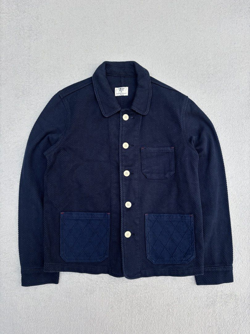 Focus Blue Indigo Dyed Jacket (Category: Coats, Jackets and Outerwear) located in Baguio. Submitted by thecollector2600 (Listing ID 1466933571, Image 1). Description: Small to medium 20” x24”.